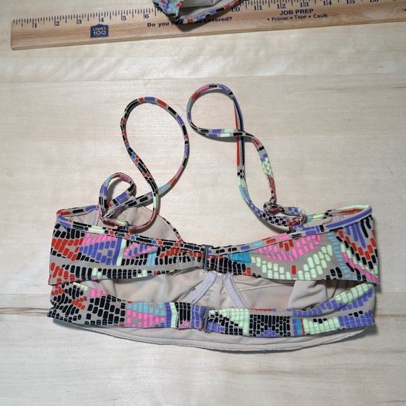 Mara Hoffman - Two Piece Geometirc Colorful Swim Suit - Picture 7 of 7